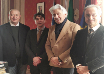 Macerata, il Presidente della Provincia Sandro Parcaroli incontra il Console di Lituania Antonello De Lucia