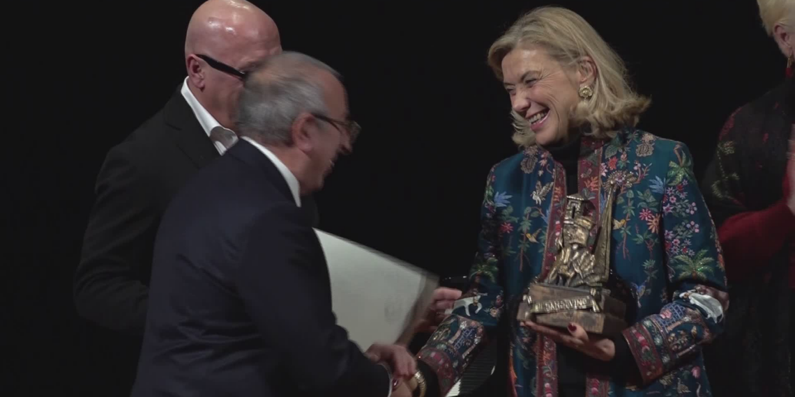 Elisabetta Belloni riceve il Premio “Sansovino di Bronzo”