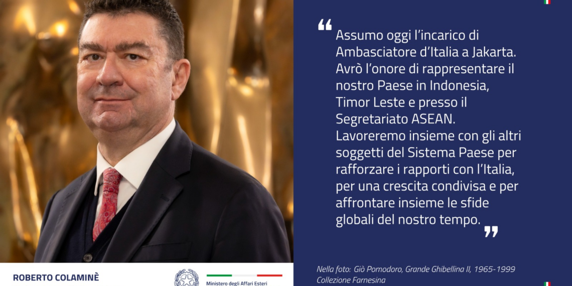 Roberto Colaminè è il nuovo Ambasciatore d’Italia in Indonesia