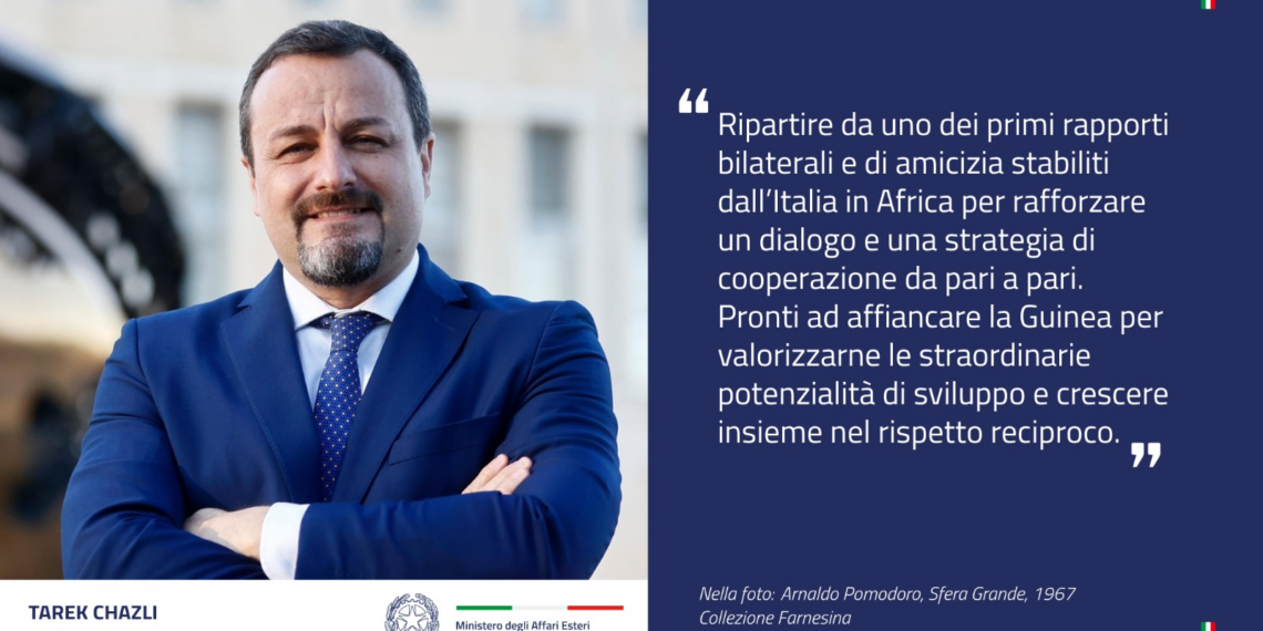 Tarek Chazli è il nuovo Ambasciatore d’Italia in Guinea