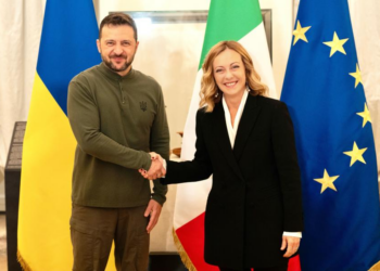 Palazzo Chigi, il Premier Meloni incontra il Presidente ucraino Zelensky