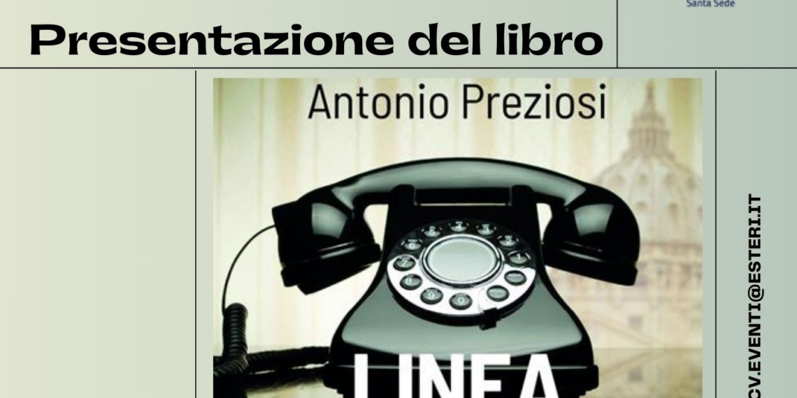 Tajani alla presentazione del libro “Linea Segreta. I retroscena tra Stato e Vaticano” di Antonio Preziosi