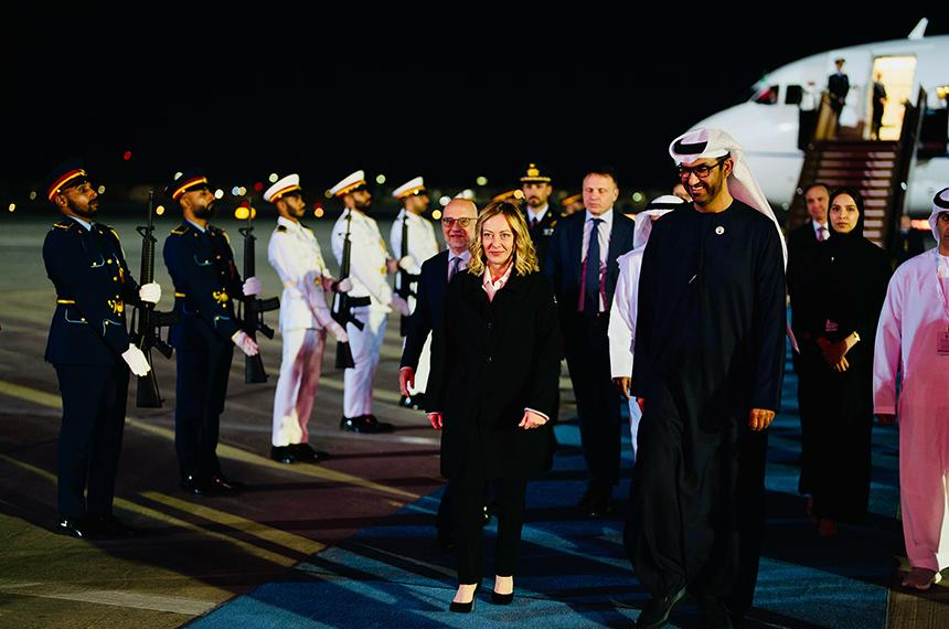 Visita del Presidente Meloni negli Emirati Arabi Uniti