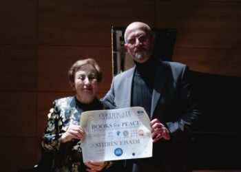 Premio BOOKS for PEACE 2025 alla Premio Nobel per la Pace 2003 Ms. Shirin Ebadi