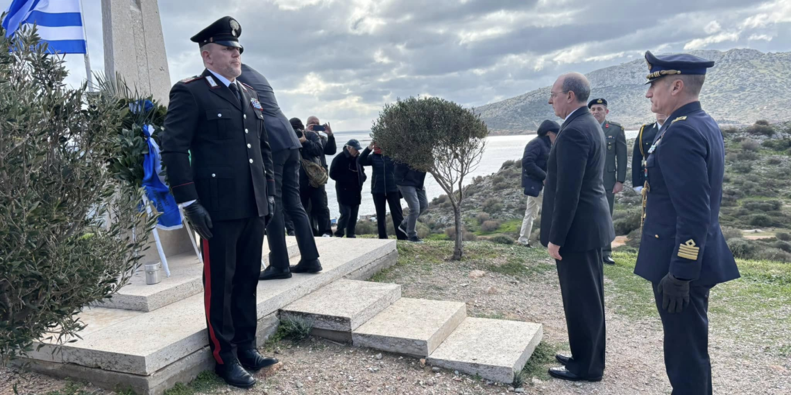 Grecia, l’Ambasciatore Cuculi partecipa alla Commemorazione dei caduti nel naufragio dell’Oria del febbraio 1944