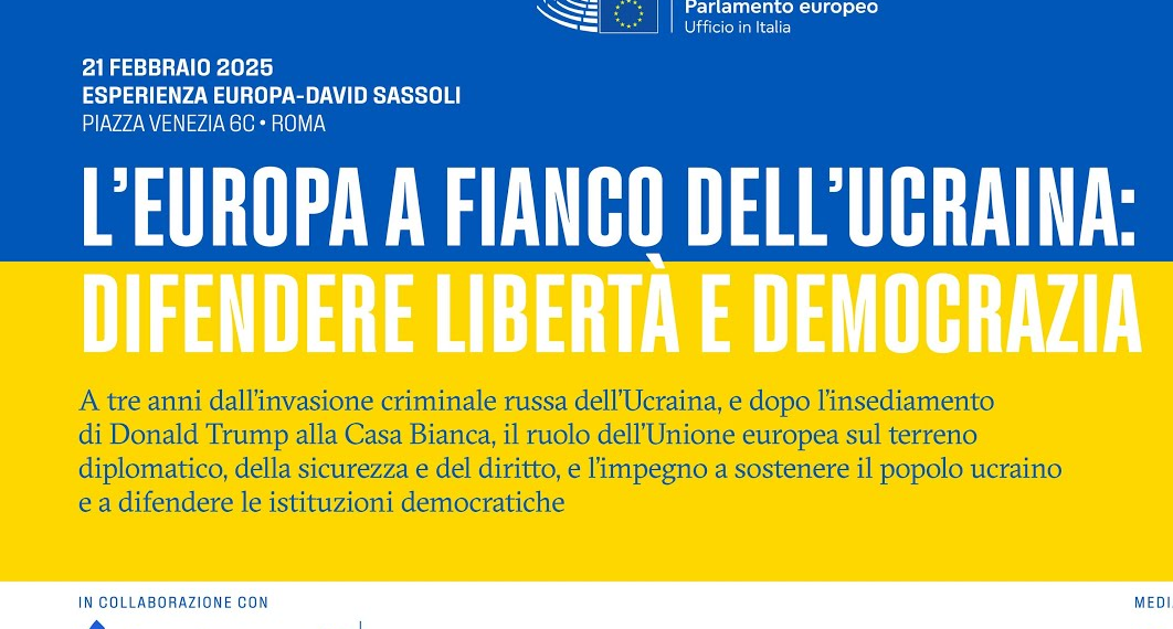 “L’Europa a fianco dell’Ucraina”, venerdì a Roma l’evento promosso da Ambasciate d’Estonia e Ucraina