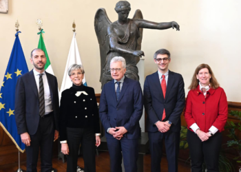 Brescia, la Sindaca Castelletti riceve a Palazzo Loggia l’Ambasciatore tedesco Hans-Dieter Lucas