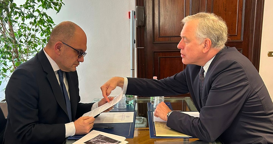 Ricostruzione Accumoli, il Commissario Castelli incontra l’Ambasciatore austriaco Eichtinger