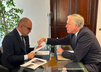 Ricostruzione Accumoli, il Commissario Castelli incontra l’Ambasciatore austriaco Eichtinger