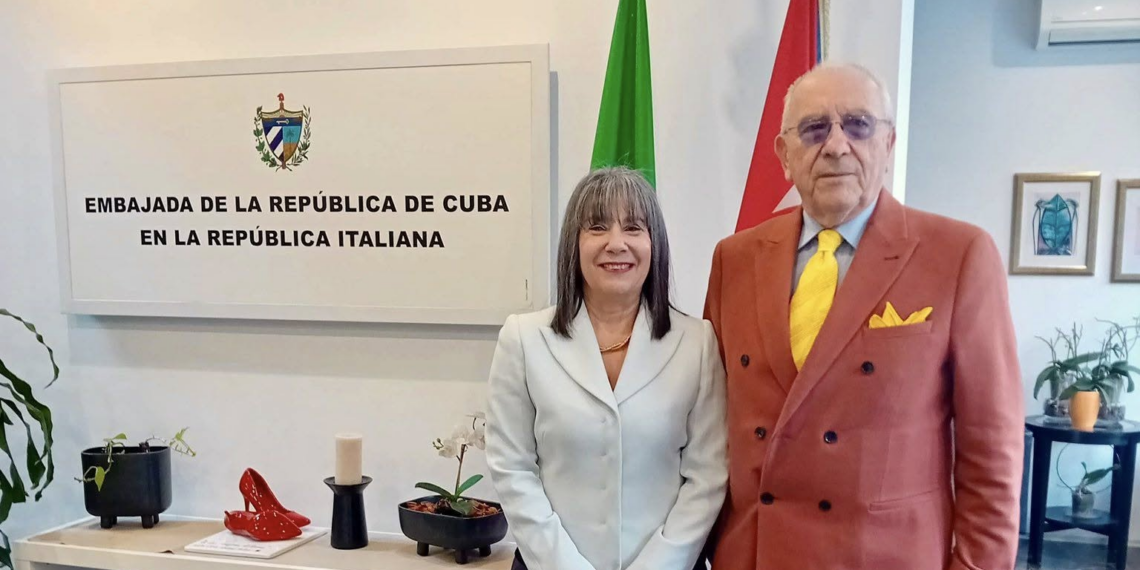 L’Ambasciatrice cubana Mirta Granda Averhoff incontra l’Ambasciatore Bruno Scapini