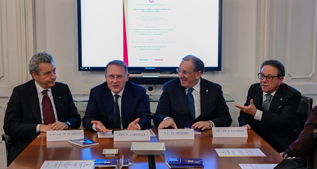 Il Corpo Consolare di Napoli incontra il Vice Ministro degli Affari esteri Edmondo Cirielli