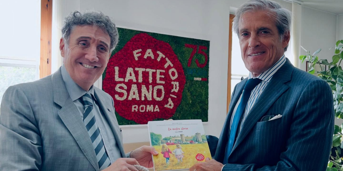 L’Ambasciatore argentino Marcelo Martín Giusto visita a Roma la Fattoria Latte Sano