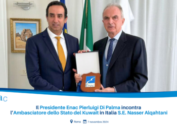 ENAC, il Presidente Pierluigi Di Palma incontra l’Ambasciatore del Kuwait Nasser Alqahtani