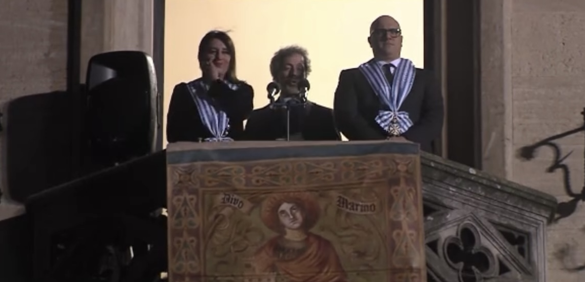 Italo Righi e Denise Bronzetti eletti nuovi Capitani Reggenti di San Marino. Il foto-racconto di Ezio Cairoli