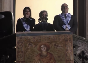 Italo Righi e Denise Bronzetti eletti nuovi Capitani Reggenti di San Marino. Il foto-racconto di Ezio Cairoli