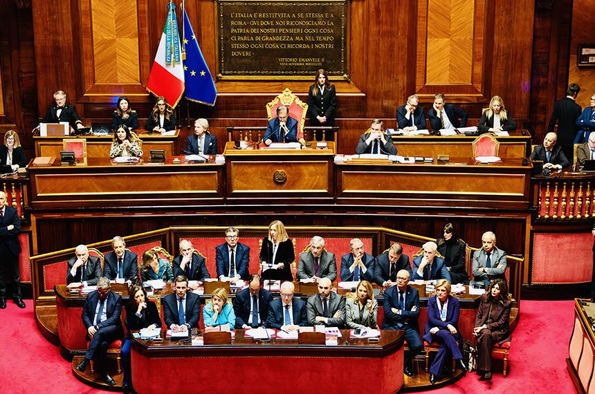 Comunicazioni al Senato del Presidente Meloni in vista del Consiglio europeo del 20 e 21 marzo