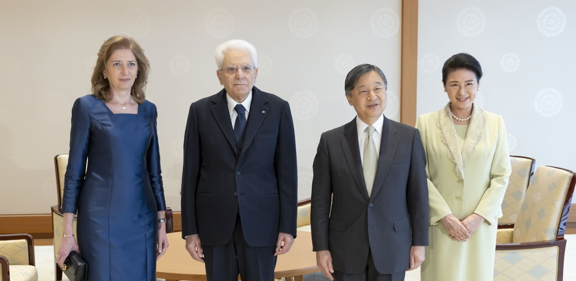 Giappone, il Presidente Mattarella incontra l’Imperatore Naruhito e l’Imperatrice Masako