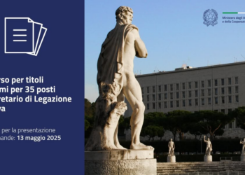 Bando di Concorso della Farnesina per 35 Segretari di Legazione in prova
