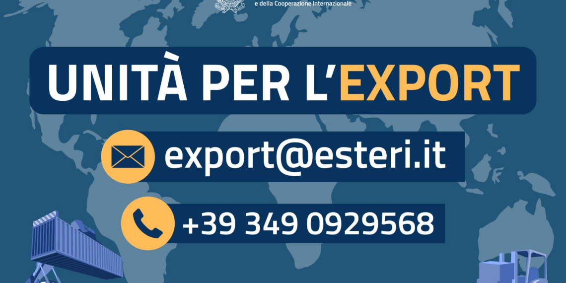 Piano d’azione per l’accelerazione dell’export sui mercati extra-UE ad alto potenziale