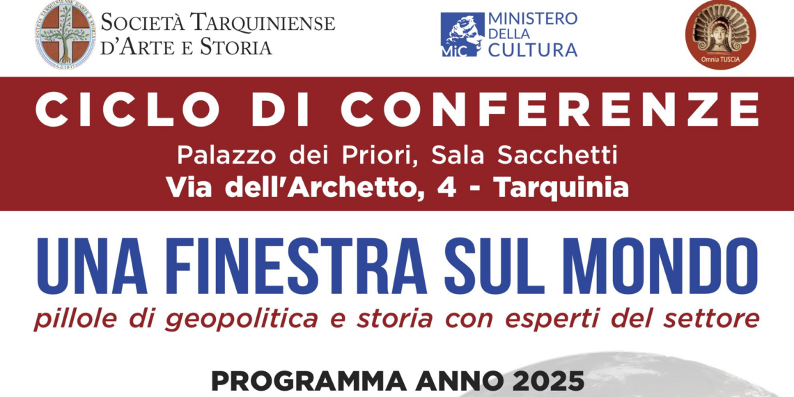 “Una finestra sul mondo”, esperti a confronto sulla geopolitica a Tarquinia in due interessanti conferenze
