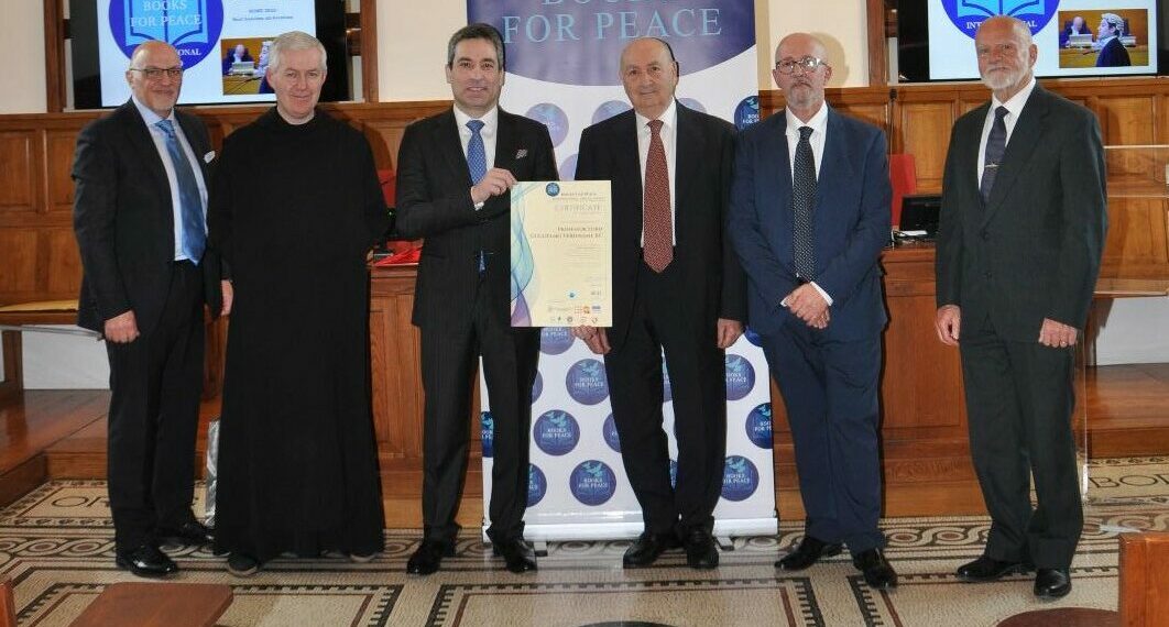 Il Professor Guglielmo Verdirame vince il Premio BOOKS for PEACE 2025