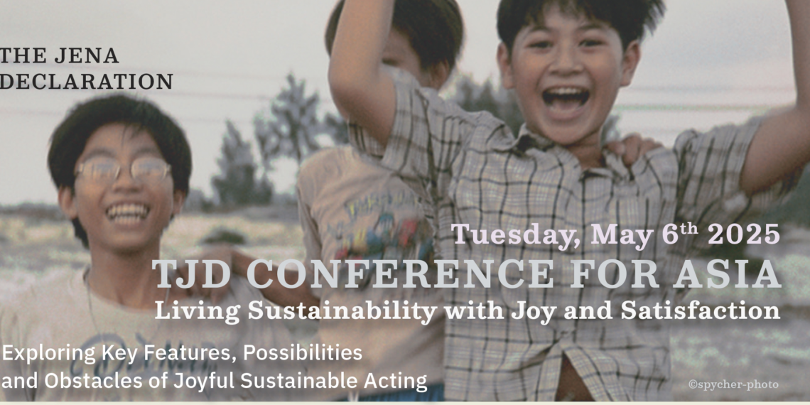 “Vivere la sostenibilità con gioia e soddisfazione”, il 6 maggio Conferenza sulla Dichiarazione di Jena