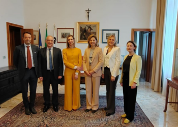 Regione Sardegna, l’Assessora Barbara Manca riceve a Villa Devoto l’Ambasciatrice della Repubblica di Lituania