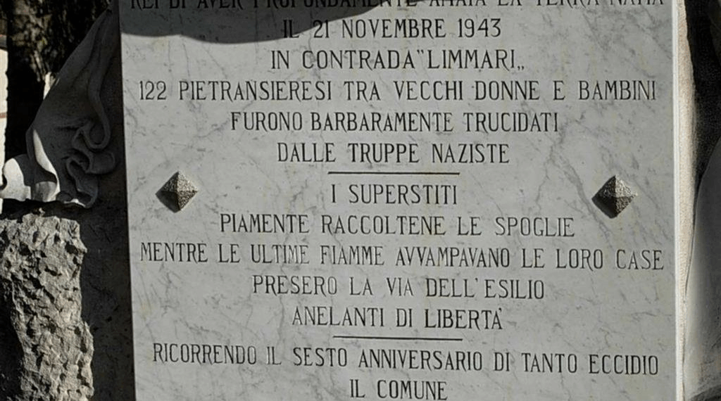 Eccidio Limmari: sentenza risarcimenti trasmessa all’Ambasciata tedesca