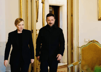 L’incontro Meloni – Zelensky sabato scorso a Palazzo Chigi