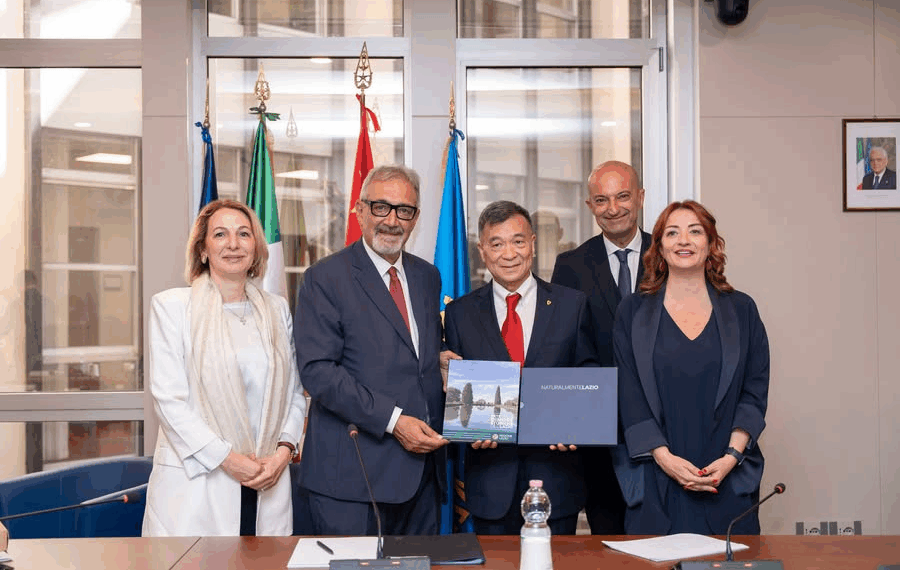 Rocca: “Accolta Delegazione Cinese, Lazio tornato al centro della scena internazionale”