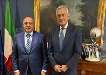 L’Ambasciatore algerino Mohamed Khelifi incontra il Presidente della FIGC Gabriele Gravina