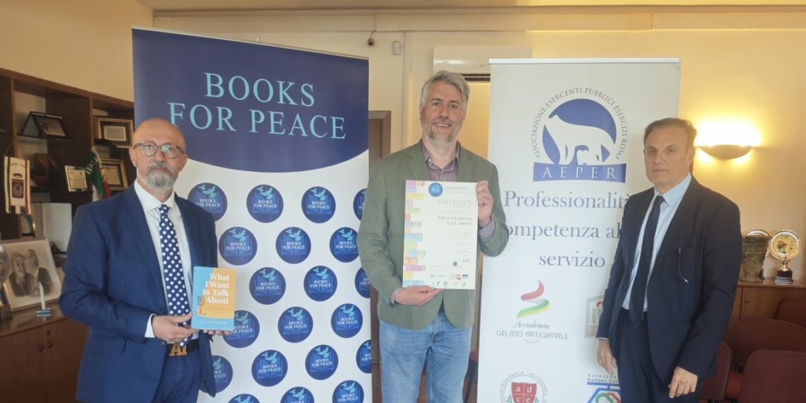 Premio BOOKS for PEACE 2025 allo scrittore Pete Wharmby