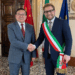 Vicenza, l’Ambasciatore cinese Jia Guide in visita a Palazzo Trissino e in Basilica Palladiana
