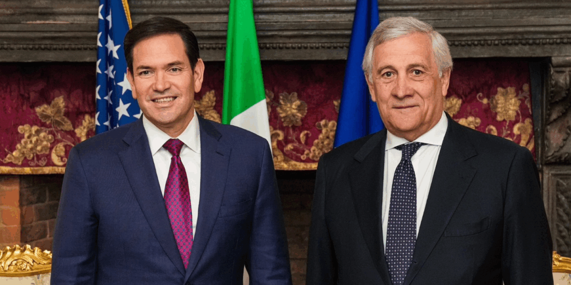 Tajani incontra a Villa Madama il Segretario di Stato americano Rubio