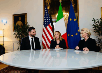 Incontro trilaterale Meloni – Vance – von der Leyen a Palazzo Chigi