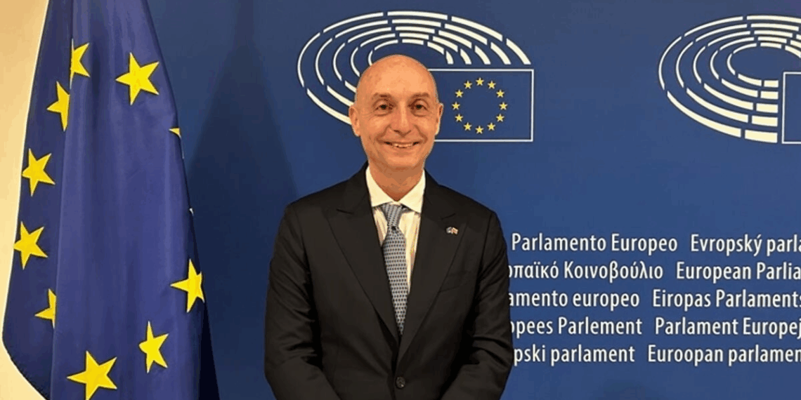 Il console della Lituania Palmigiano in visita ufficiale al Parlamento Europeo