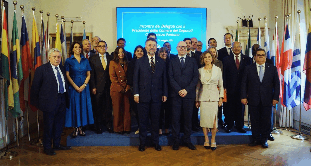 IILA, il Presidente della Camera Lorenzo Fontana incontra i Delegati dei Paesi Membri