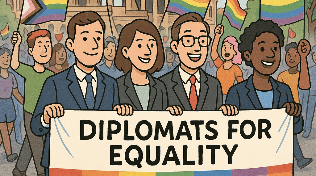 Diplomats for Equality al Roma Pride 2025: la diplomazia sfila per i diritti LGBTQIA+