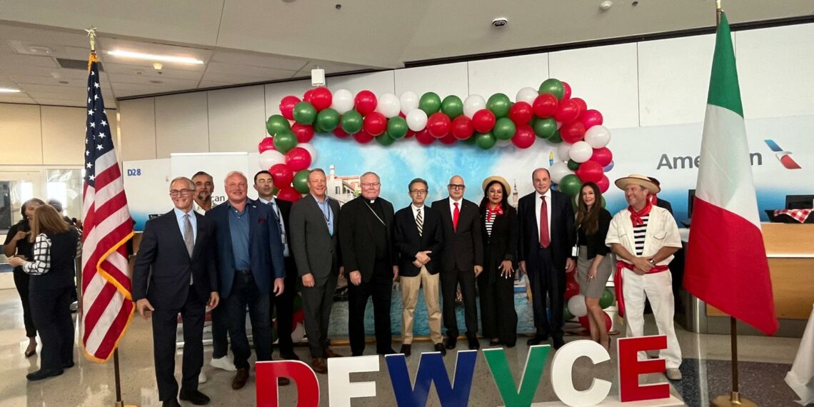 Italia e Texas più vicini grazie ad American Airlines: inaugurato il volo diretto Dallas-Venezia.