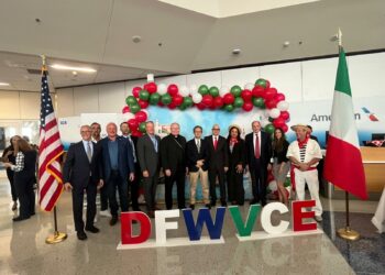 Italia e Texas più vicini grazie ad American Airlines: inaugurato il volo diretto Dallas-Venezia.
