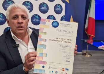 Allo scrittore Lello Marangio il Premio BOOKS FOR PEACE 2025