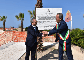 Marsala verso il “Quartiere Inglese”. Una targa italo-britannica segna l’avvio del Progetto