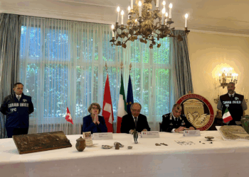 Svizzera, l’Ufficio Federale della Cultura restituisce diversi beni all’Italia