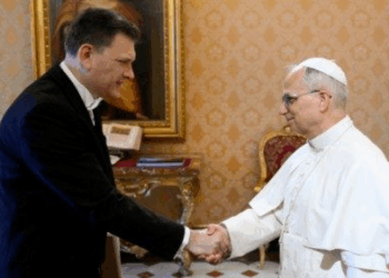 L’Ambasciatore bielorusso presso la Santa Sede Yury Ambrazevich presenta Lettere Credenziali a Leone XIV