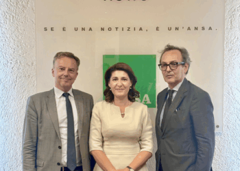 Gli Ambasciatori Dancău e Briens visitano la sede dell’ANSA
