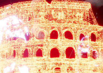 Prima proiezione multimediale della Corea del Sud sul Colosseo