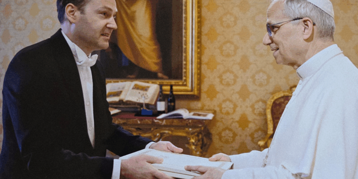 David Mekvabishvili, Ambasciatore di Georgia presso la Santa Sede: “È quasi impossibile descrivere le emozioni e i sentimenti che ho provato nel presentare le mie credenziali a Sua Santità Leone XIV”