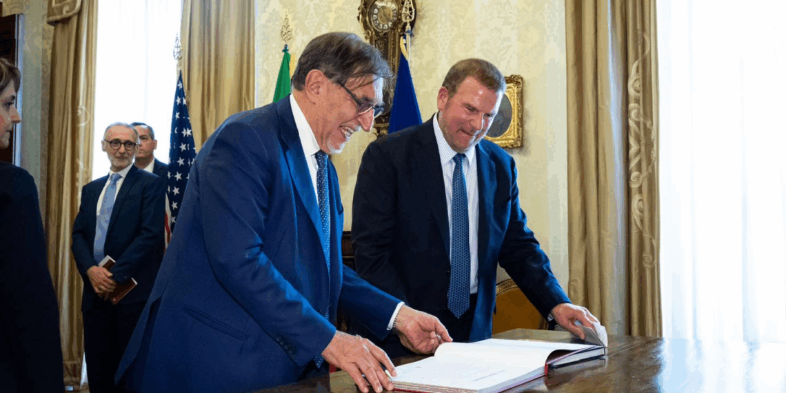 Senato, il Presidente Ignazio La Russa riceve a Palazzo Madama l’Ambasciatore USA Tilman J. Fertitta