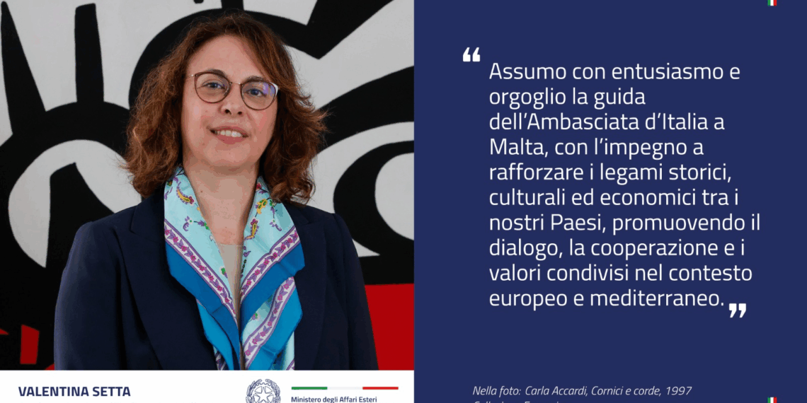 Valentina Setta è la nuova Ambasciatrice d’Italia a Malta