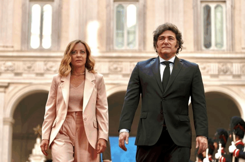 Il Premier Meloni incontra il Presidente della Repubblica argentina Milei